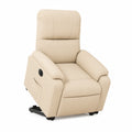 Poltrona Relax Elettrica in Microfibra con Funzione Alzapersone e Recliner