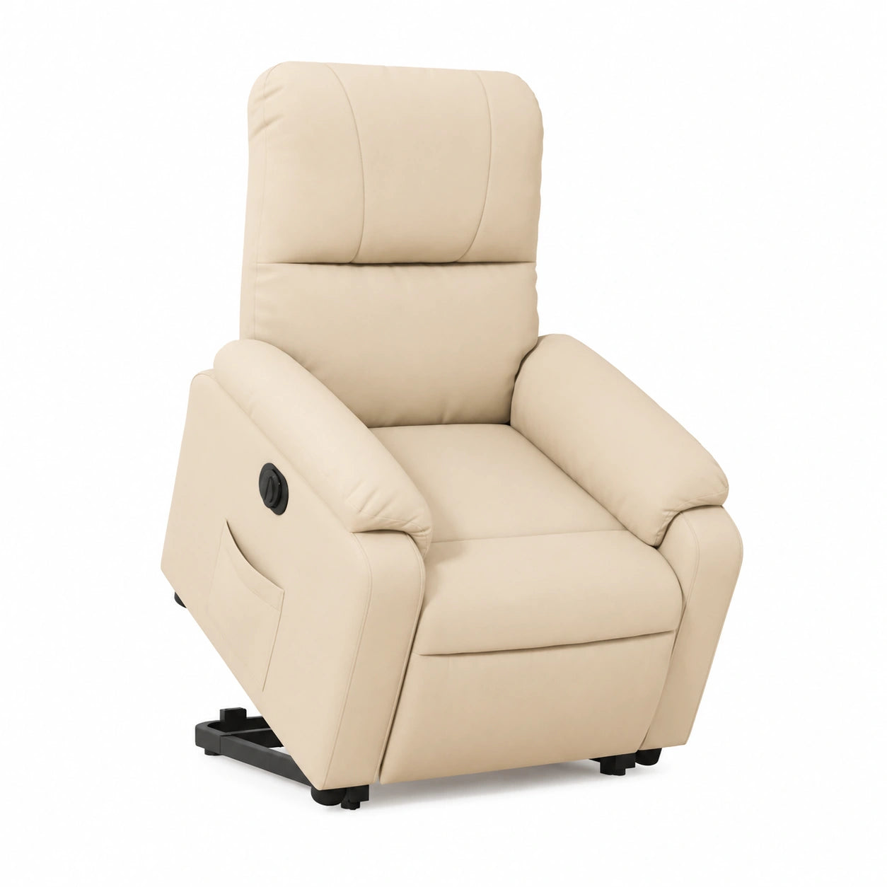 Poltrona Relax Elettrica in Microfibra con Funzione Alzapersone e Recliner